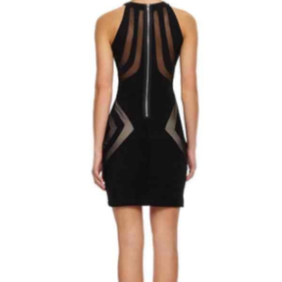 Little Black Dress w/ Mesh Inserts - Picture 3 of 13